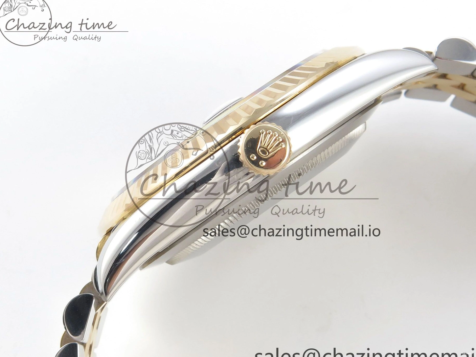 on Edition MOP DateJust White SS 41mm SS Bracelet Jubilee YG Dial Best 126333 3EF YG Diamond SA3235 1:1 0416